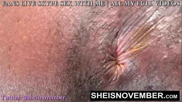Hot HD Msnovember Nasty Asshole Sphincter Close Up, Winking Her Dirty Black Butthole Open And Closed on Sheisnovember warm Videos
