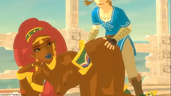 Legen of Zelda Link y gerudo girl