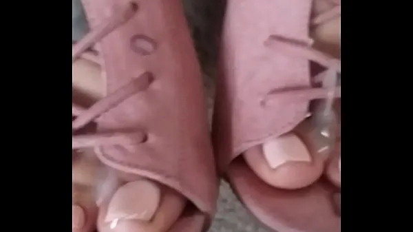 Sıcak Frosted feet pink suede heels sıcak Videolar