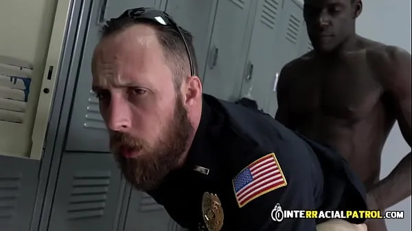 Hot Dangerous bike rider is taken to locker room by horny gay officers warm Videos