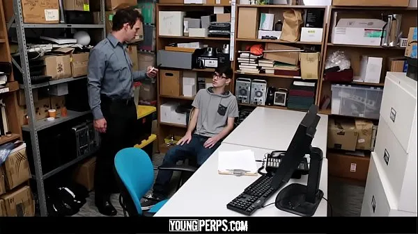 Hot YoungPerps - Nerdy Twink Railed Out By A Security Guard warm Videos
