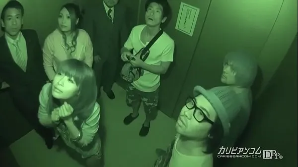 Hot Emergency stop! Closed room elevator gangbang 1 warm Videos