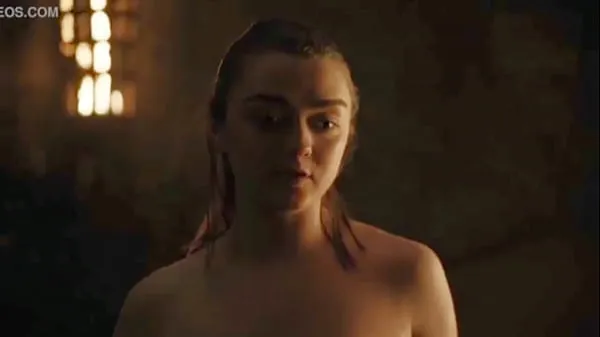 گرم Maisie Williams/Arya Stark Hot Scene-Game Of Thrones گرم ویڈیوز