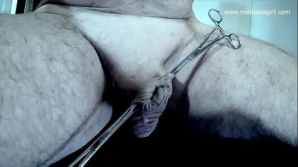 Dominatrix Mistress April - Whimp castration Video ấm áp hấp dẫn