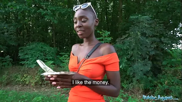 Hot Public Agent Ebony model Zaawaadi taken into the woods for hard outdoor fucking warm Videos