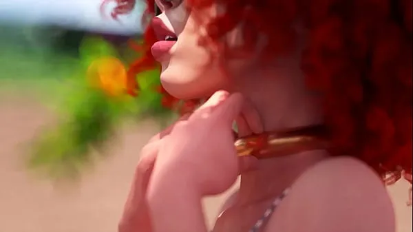 Video caldi 3D Futa - Hot Shemale e Redhead Girl fanno sesso caldi
