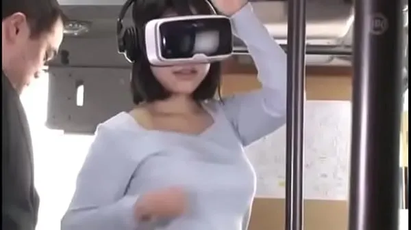 Hot Cute Asian Gets Fucked On The Bus Wearing VR Glasses 3 (har-064 warm Videos