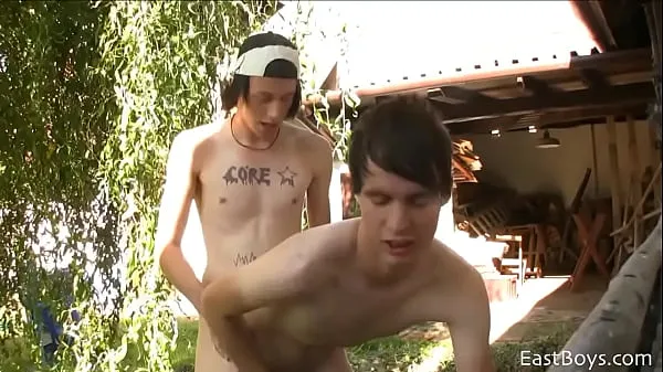 Hot Village Boys - Outdoor Bareback Fuck - Aiden and his Buddy warm Videos