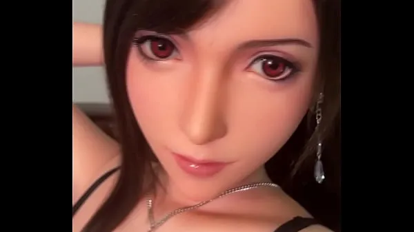 Hot FF7 Remake Tifa Lockhart Sex Doll Super Realistic Silicone อบอุ่น วิดีโอ